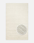 Woolstar 100% Natural Kazak Pattern Living Room Hallway Entrance Handwoven Knitted Carpet 07 WHITE