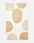 Woolstar 100% Natural Kazak Pattern Living Room Hallway Entrance Handmade Woven Carpet 902NATWHITE