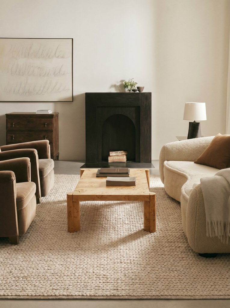 Woolstar 100% Natural Kazak Pattern Living Room Hallway Entrance Handwoven Knitted Carpet BEIGE